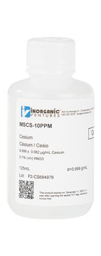 MSCS-10PPM-125ML | 10ug mL CESIUM 125mL
