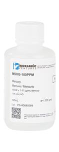 MSHG-100PPM-125ML | 100ug mL MERCURY HCl 125mL