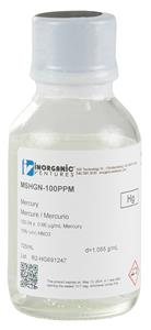 MSHGN-100PPM-125ML | 100ug mL MERCURY HNO3 125mL