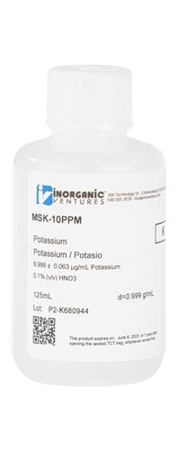 MSK-10PPM-125ML | 10ug mL POTASSIUM 125mL