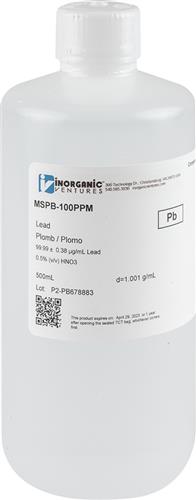 MSPB-100PPM-500ML | 100ug mL LEAD 500mL