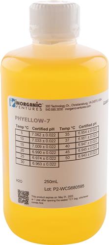 PHYELLOW-7-250ML | pH 7 YELLOW CALIBRATION STD 2