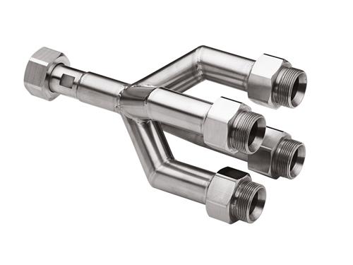 8890143 | Quad distributing adapter M20x1.5 1x M30x1.5 fema