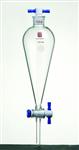 F474250 | FUNNEL SEPARATORY 250ML 24 40 4MM PTFE.INCLUDES AC