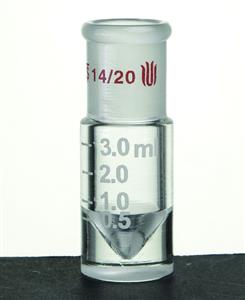 V141003 | CONICAL REACTION VIAL 14 20 GRADUATED 3ML