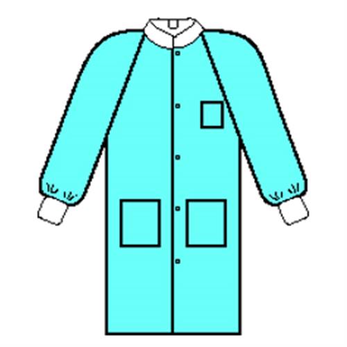 10030 | Kimtech A8 Certified Lab Coats with Knit Cuffs and