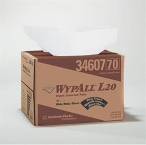 34607 | WypAll L20 Limited Use Towels 34607 BRAG Box White
