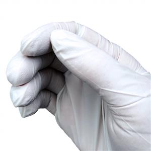 GLH-CRN-12-MD | CLASS 100 12 NITRILE TEXTURED GLOVE. POLY BAGGED 1