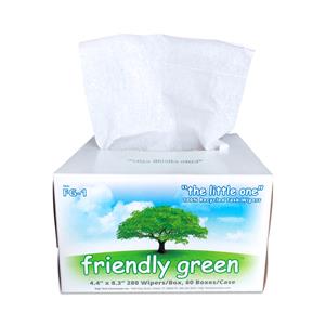 FG-1 | 4.4 X 8.3 100 RECYCLED BIODEGRADABLE WIPES 280 BOX