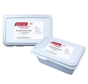 SS-NT1-77 | SELECT SAT DRY WIPES CLEAN ROOM PACKAGED AND READY