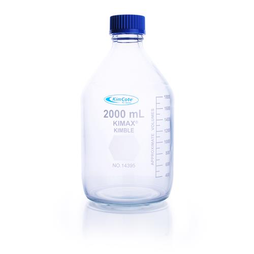 KC14395-2000 | BOTTLE GL45 BLU PP CAP 2000ML KIMCOTE