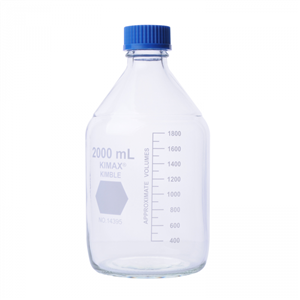 14395-1000 | BOTTLE,GL45,BLU PP CAP,1000ML