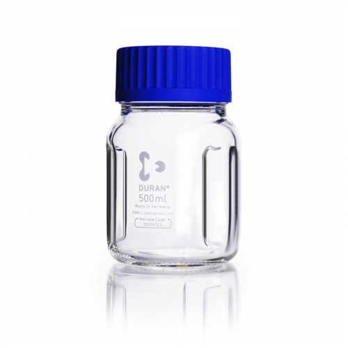 212864457 | DURAN Baffled Bottle GLS80 500ml w cap