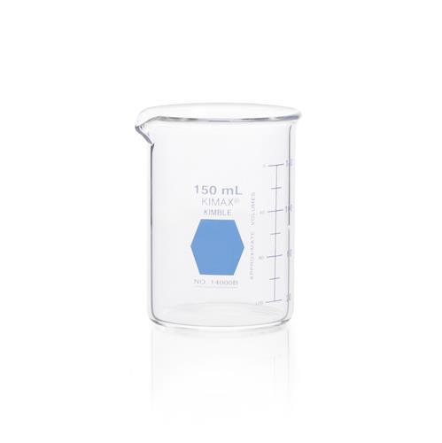 14000B-150 | BEAKER GRIFFIN LOW BLU SCALE 150ML