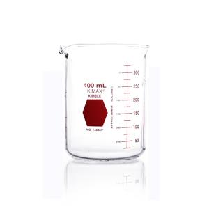 14000P-400 | BEAKER GRIFFIN LOW PINK SCALE 400ML