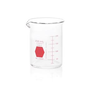 14000R-250 | BEAKER GRIFFIN LOW RED SCALE 250ML