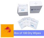 DW-STD-CNU | CodeNu: Nuclear Detection Wipes. Rapid Colorimetric Test for uranium & plutonium - box of 100 dry wipes