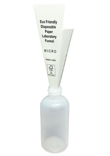 19620 | LevGo® eco-smartFunnel™ Disposable Paper Lab Funnel, Fsc Mix Credit, Micro