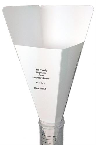19630 | LevGo® eco-smartFunnel™ Disposable Paper Lab Funnel, Fsc Mix Credit, Mini