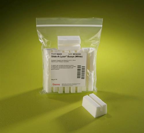 66430 | SLIDE A LYZER BUOYS WHITE FOR 0.5 3 AND 15 ML SLID
