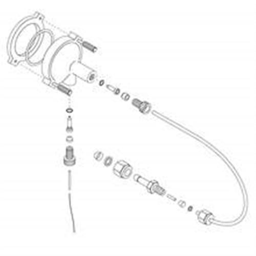 09920518 | Cross Flow II Nebulizer Sample Ferrule TBG 1 16 Te