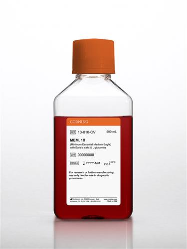 10-010-CV | Corning® 500 mL MEM (Minimum Essential Medium)