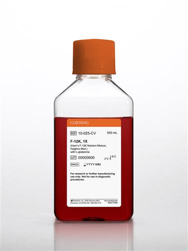 10-025-CV | Corning® 500 mL F-12K Nutrient Mixture (Kaighns Mod.)