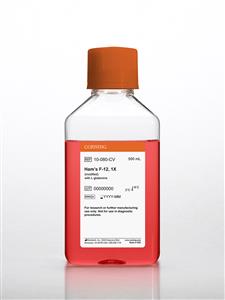 10-080-CV | Corning® 500 mL Hams F-12 Medium