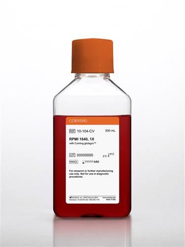 10-104-CV | Corning® 500 mL RPMI 1640, 1X