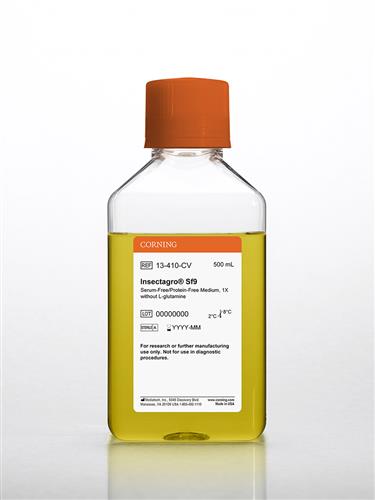 13-410-CV | Corning® 500 mL Insectagro® Sf9 Serum-Free/Protein-Free Medium, 1X [+] L-glutamine