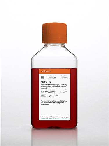 17-207-CV | Corning® 500 mL DMEM (Dulbecco’s Modified Eagle’s Medium)