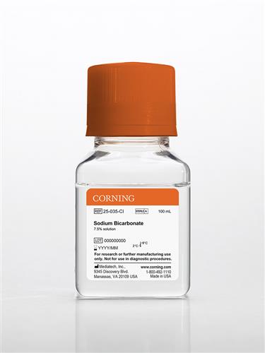 25-035-CI | Corning® 100 mL Sodium Bicarbonate, 7.5% solution