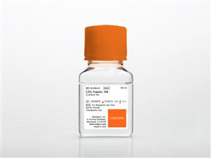 25-054-CI | Corning® 100 mL Trypsin 10x, 2.5% Trypsin in HBSS [-] calcium, magnesium, phenol red, Porcine Parvovirus Tested