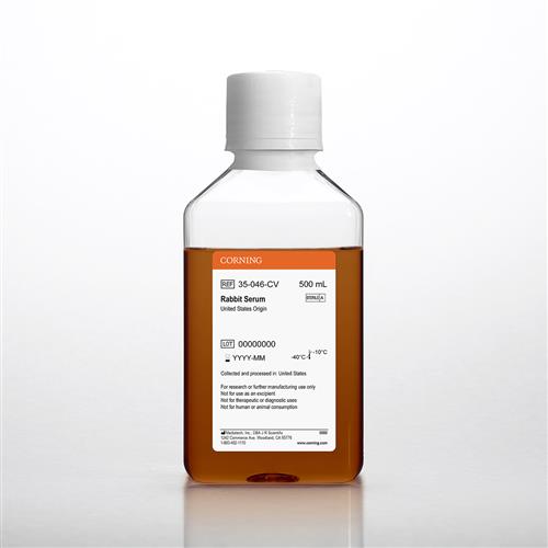 35-046-CV | Corning® Rabbit Serum, 500 mL, United States Origin