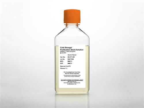 99-677-CM | Corning® Cold Storage/Purification Stock Solution density 1.026 to 1.032 g/cm³