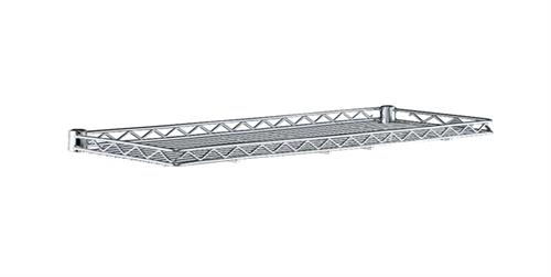 1224CSNC | Metro 1224CSNC Super Erecta Industrial Wire Cantilever Shelf, Chrome, 12" x 24"