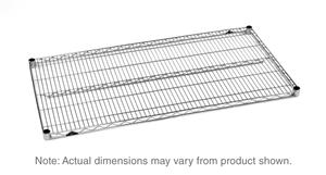 2472NS | Metro Super Erecta 2472NS Industrial Wire Shelf, Polished Stainless Steel, 24" x 72"