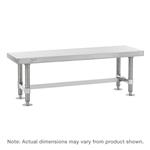 GB1636S | Metro GB1636S Stainless Steel Gowning Bench, 16" x 36" x 18"