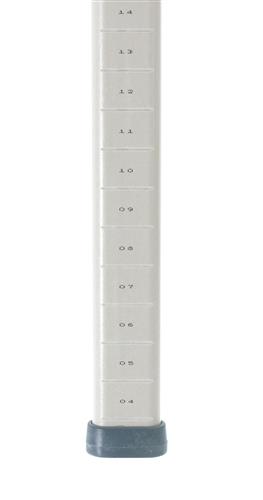 MX27UP | MetroMax MX27UP Mobile-Ready Industrial Shelving Post, Polymer, 27" H