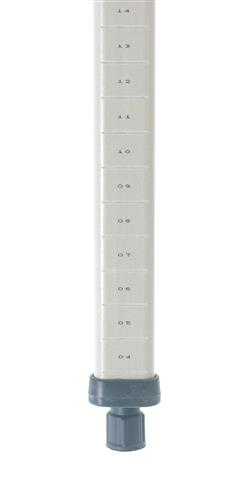 MX74P | MetroMax MX74P Industrial Shelving Post, Polymer, 74" H
