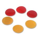 7000129482 |  Red, 3 in dia, 50/Package