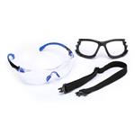 7100079186 |  Kit, Foam, Strap, Black/Blue, Clear Scotchgard™ Anti-fog lens, 20 EA/Case