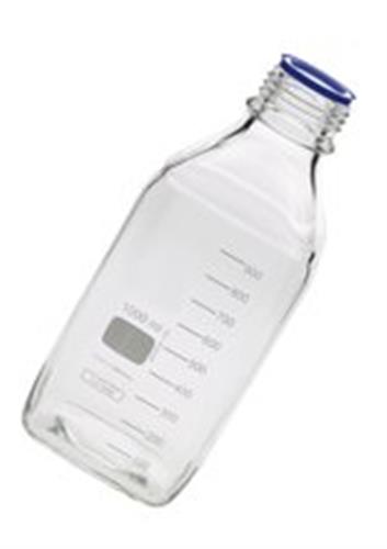 61608020 | Clear glass bottle square GL45 1L