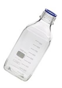 61608020 | Clear glass bottle square GL45 1L