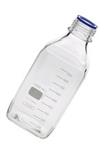 61608020 | Clear glass bottle square GL45 1L