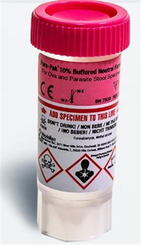 900412 | 10 FORMALIN VIALS 6X20