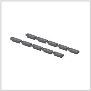 DMA8347 | Quartz sample boats for DMA 80 set of 10 pcs 1 5ml