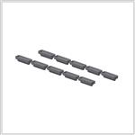 DMA8347 | Quartz sample boats for DMA 80 set of 10 pcs 1 5ml