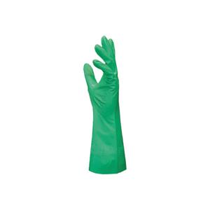 479411 | 15 mil 13 unsupported nitrile green flat cuff Z gr
