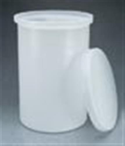 11100-0010 | Cylindrical Tank with Cover HDPE 10 gallon